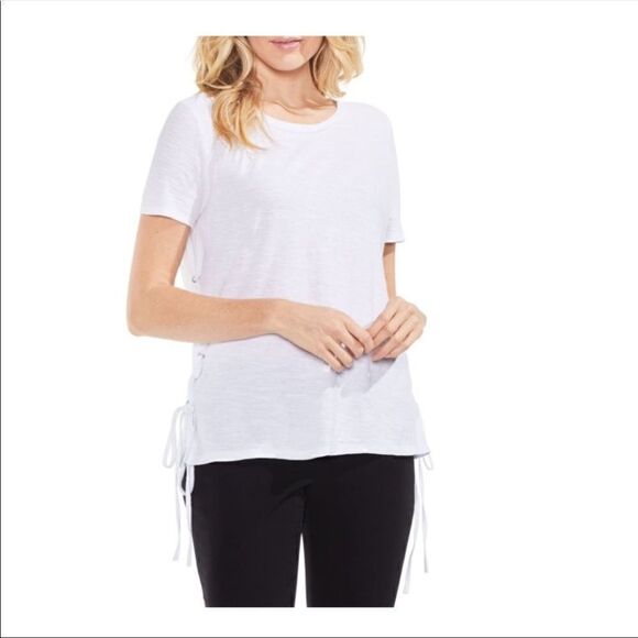 Vince Camuto Side Lace Up Tee - Picture 1 of 2